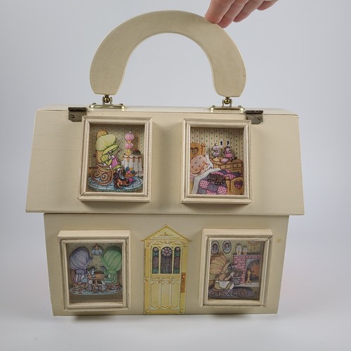 Holly hobby vtg 70s wooden - vtg,