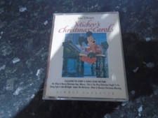 Vintage 'Mickey's Christmas Carol' cassette tape (Pickwick, 1990)
