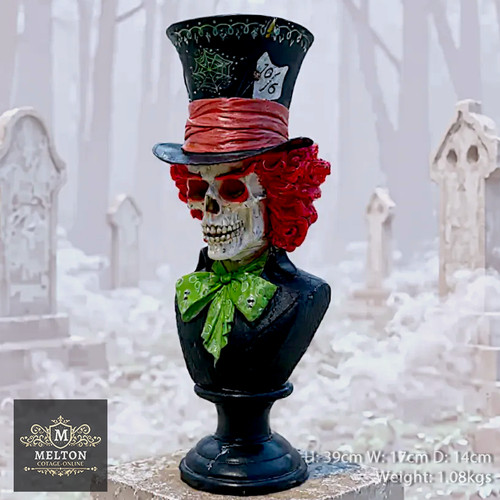 Skeleton bust large gothic - skeleton,