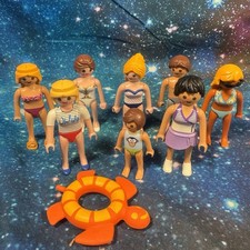 Playmobil Figures females Male Children Bundle beach day swimmers divers beaches
