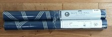 NEXT 2 Pack Paste The Wall NAVY METALLIC GEO Wallpaper Rolls - 2 ROLLS SET