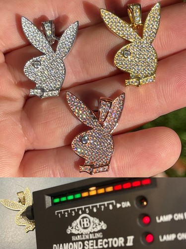Moissanite playboy bunny - moissanite,