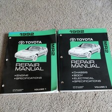 1992 Toyota MR2 MR 2 Service