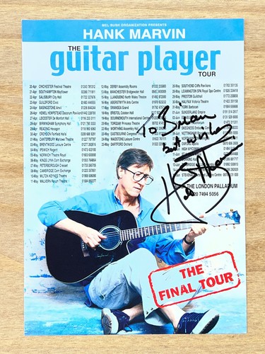 Signed tour flyer 2002 - tour,
