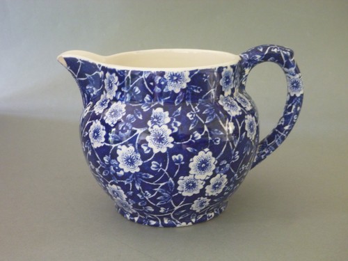 Burleigh blue calico jug 2 - calico, 1/2