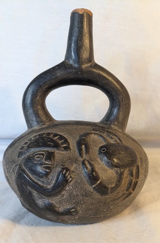 Pre columbian black - columbian, pottery