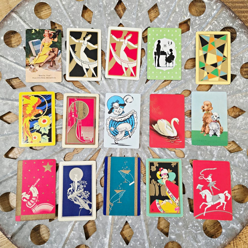 Vintage playing cards - 75,