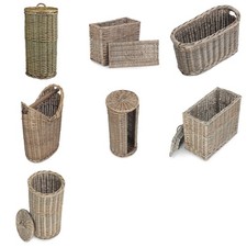 Hand-Woven Wicker Toilet Roll