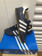 Navy Adidas Jeans Trainers 10