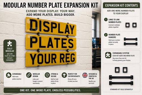 Modular number plate - modular,