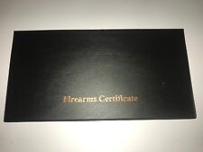 DOUBLE BLACK/COPP-printed FIREARMS CERTIFICATE /LICENCE HOLDER/WALLET - SGC/FAC 