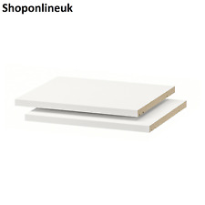 IKEA Wardrobe Shelf Insert to Fit Various Wardrobe Frame Size (2in1pack) [White]