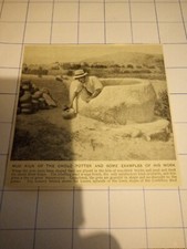 Mud kiln of the cholo potter and some examples of his work c 1926