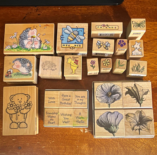 Mixed lot mounted wooden - mixed,
