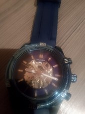 Rocawear Mens Skeleton Watch