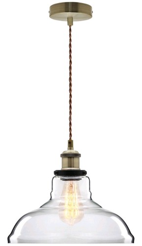 Vintage glass shade chandelier - vintage,