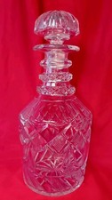 Strawberry Diamond Cut Glass