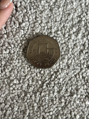 Jersey pence 50p coin - 50,