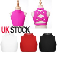 UK Girls Sleeveless High Neck