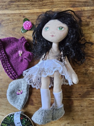 Handmade soft rag doll - 🦋handmade,