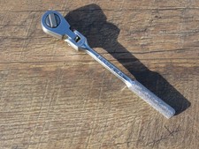 S-K TOOLS 40972 USA  1/4" DRIVE CHROME  FLEX HEAD  RATCHET  S K SK 6 1/4"  NICE