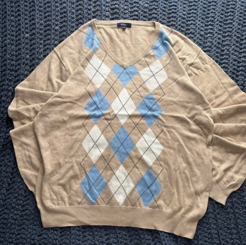 Gant men neck argyle - xl,