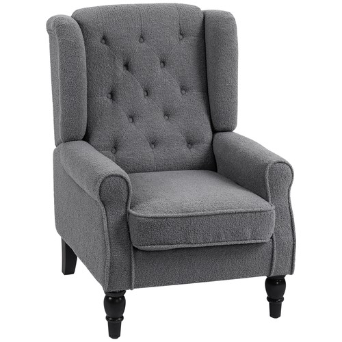 Homcom accent armchair - homcom, retro