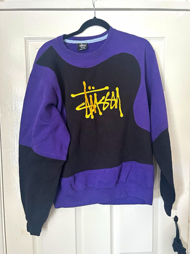 Stussy men colourblock - men's, crew