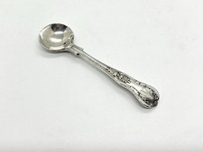 Vintage Silver Plated Kings Pattern Condiment / Mustard / Salt Spoon