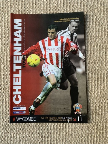 Cheltenham town wycombe - cheltenham, v