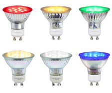 Red Blue Green Yellow GU10 LED