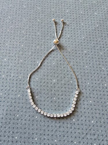 Sterling silver diamond - silver, tennis