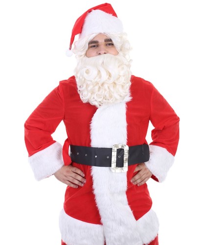 Santa beard and wig set - beard,