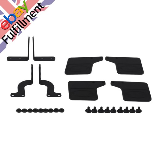 Black mudguard fittings for - black,