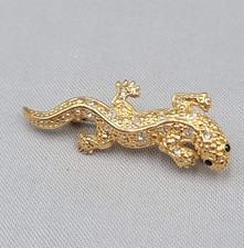 Vintage Gecko Lizard Brooch