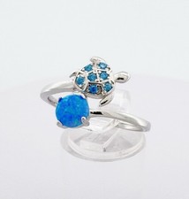 Opal Sea Turtle Ring