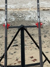 Sea Fishing Tripod Rod Rest Rod Grip Multiplier Fixed Spool Sale Is For A Pair