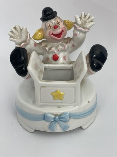 Vintage 1980s ceramic - vintage, clown/