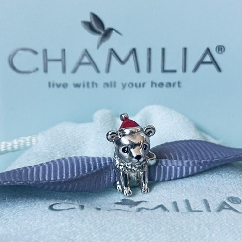Chamilia christmas dog charm - chamilia,