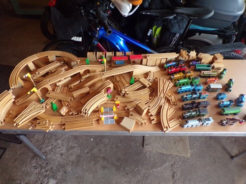 Huge brio wooden railway - huge, train