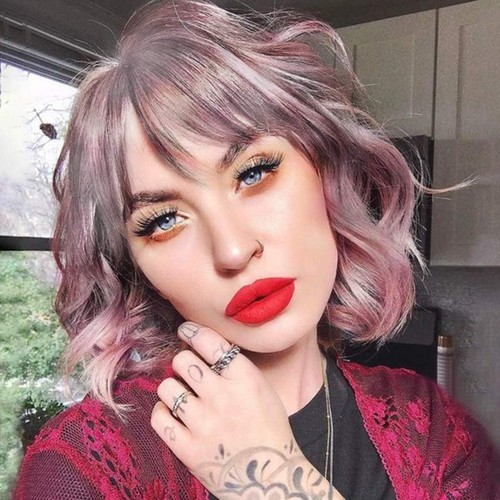 Yamel wavy bob wig with - yamel,