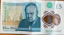 BANK OF ENGLAND £5 FIVE POUND