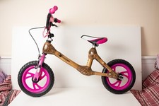 BAMBOO WOODEN ECO balancing kids bike balance training ### READ DESCRIPTION ###