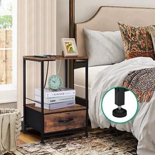 Nightstand with Fabric Drawer