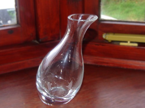 Small glass carafe with - a,