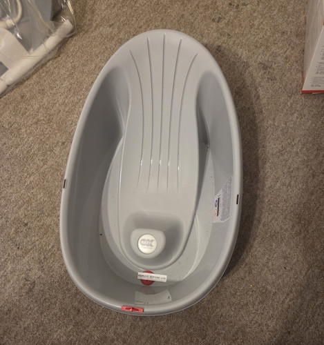 Babydam grey baby bath - baby, tub