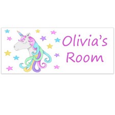 Personalised Unicorn Door