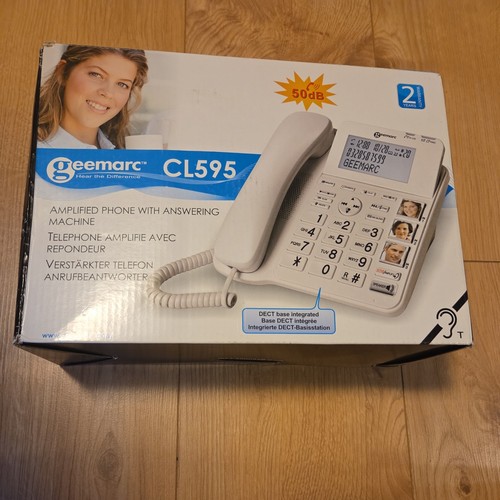 Geemarc cl595 corded landline - geemarc,