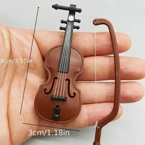 Mini violin with bow funny - mini, –