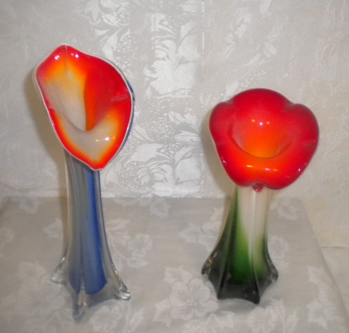 Tulip art glass - jack, in